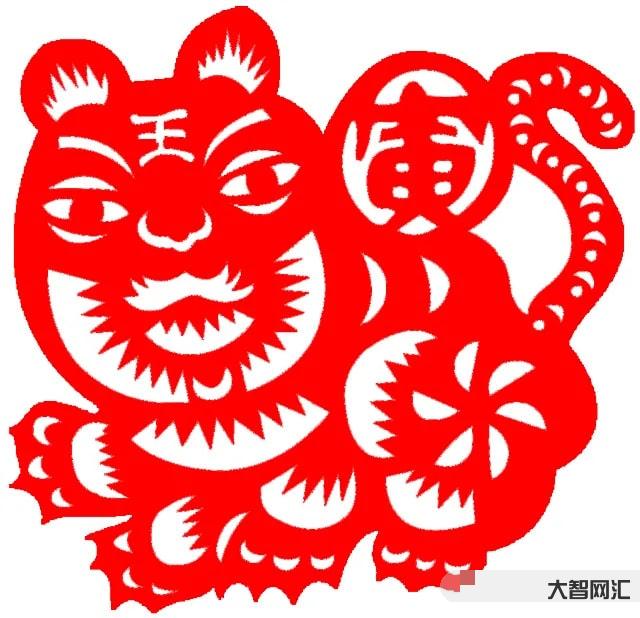 剪紙老虎教程復雜教程