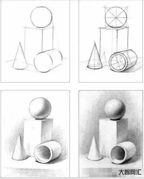 自學素描教程基礎教程