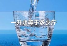 1升水等于多少斤-1升水等于多少斤-大智網匯