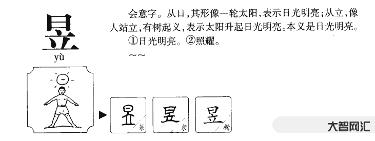昱怎么讀音