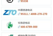 申通快遞電話人工客服95543,最近的快遞公司電話-大智網匯