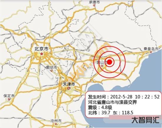 4、唐山大地震是多少級？